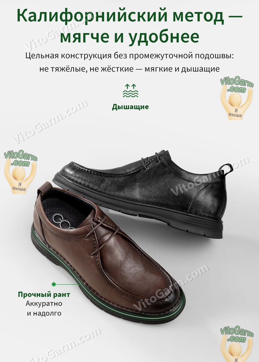 Коричневые туфли на шнурках на ступенях