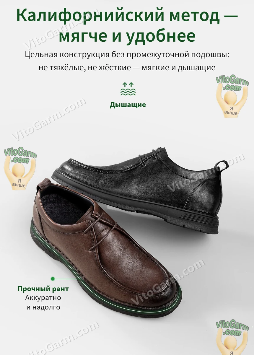 Коричневые туфли на шнурках на ступенях