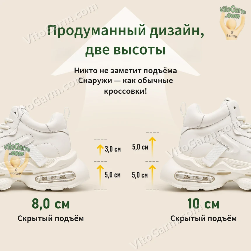 Две высоты скрытого подъёма: 8 и 10 см